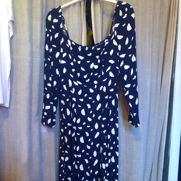 NWOT Reformation Sigmund Dress in Sold Out Splatter Print - Picture 7 of 14